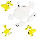 Peanuts Puffy Vinyl Sticker Set - Snoopy and Woodstock Bending Over (Great For Scrapbooking!)