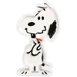 Peanuts Puffy Vinyl 3" Sticker - Smiling Snoopy (Great For Scrapbooking!) - snoopn4pnuts.com