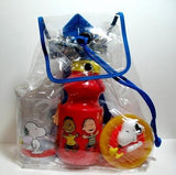 Snoopy Snack Sack Dish and Water Bottle Set