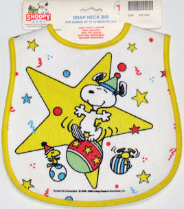 Snoopy Circus Snap Neck Bib - snoopn4pnuts.com
