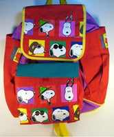 Snoopy Personas Backpack With Detachable Lunch Bag
