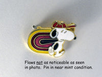 Snoopy Baseball Player Cloisonne Pin