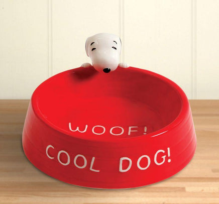 Snoopy Peek - A - Boo Ceramic Pet Bowl / Snack Bowl - For Pets and People! ON SALE! - snoopn4pnuts.com