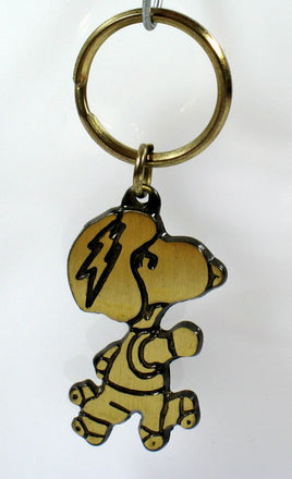 Snoopy Skater Brass Key Chain