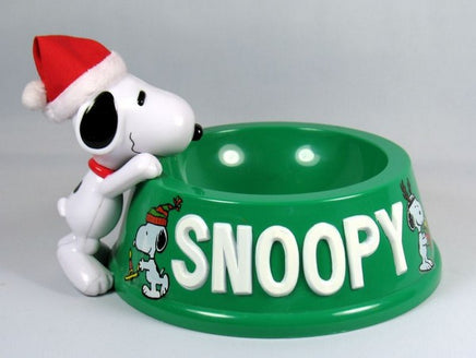 Snoopy Santa Dog Bowl Candy Dish (Red Dish)