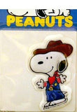 SNOOPY COWBOY VINYL PATCH