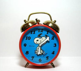Snoopy Dancing Vintage Twin-Bell Alarm Clock (Works Sporadically/Nice Display)