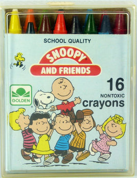 Snoopy And Friends Vintage Crayons Set