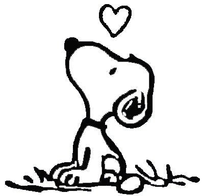 Snoopy Looking Up Die - Cut Vinyl Decal - Black - snoopn4pnuts.com