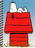 Snoopy's Doghouse Spiral-Bound Notebook With Colored, Decorated Pages