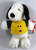 Snoopy Face Plush Doll - Yellow Shirt