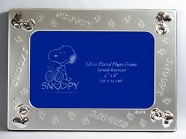 Snoopy Silver Plated Picture Frame