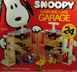 Snoopy Carrying Case Garage For Small Diecast Cars