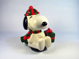 Snoopy Christmas Gift Revolving Musical - "We Wish You A Merry Christmas"
