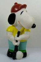 Snoopy Golfer Vintage Squeeze Toy (Near Mint)