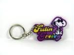 Snoopy Joe Cool Feelin' Groovy Vinyl Key Chain