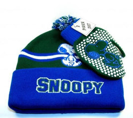 Snoopy Toddler-Size Hat And Glove Set