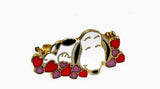 Snoopy Hearts Cloisonne Pin