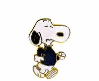 Snoopy Jogger Cloisonne Tie Tack / Pin (Green Shirt)