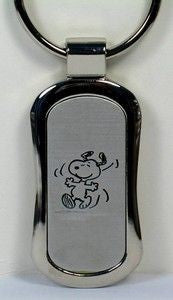 Snoopy Stainless Steel-Toned Key Chain
