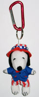 Snoopy Uncle Sam Plush Caribiner Key Chain