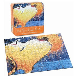 Snoopy By Everhart Jigsaw Puzzle In Tin -  Snoopy Kiss