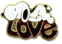 Snoopy LOVE Enamel Pin