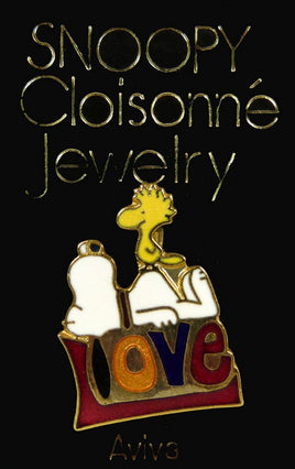 Snoopy Love Cloisonne Pin - On Sale!