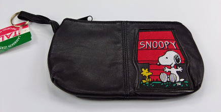 Snoopy Genuine Lambskin Leather Clutch Purse - snoopn4pnuts.com