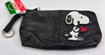 Snoopy Genuine Lambskin Leather Clutch Purse - snoopn4pnuts.com