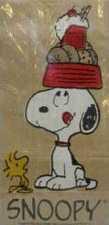 Snoopy And Woodstock Lunch Bags
