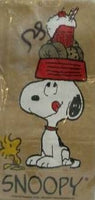 Snoopy and Woodstock Lunch Bags