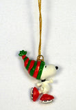 Snoopy Skater Mini PVC Ornament