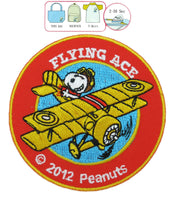 Imported Peanuts Patch - Snoopy Flying Ace