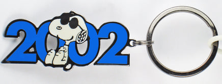 2002 Snoopy Joe Cool Metal and Enamel Key Chain - snoopn4pnuts.com