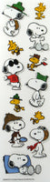 Snoopy Dimensional Stickers / Scrapbook Embellishments