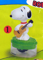 Snoopy 7 Eleven Promo Roller Stamp RUBBER STAMP - Snoopy Guitar - snoopn4pnuts.com