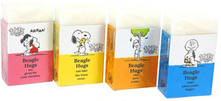 Snoopy Beagle Hugs White Gum Eraser - snoopn4pnuts.com
