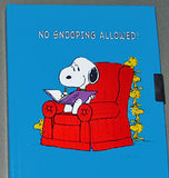 Snoopy Vintage Locking Hardback Diary - No Snooping Allowed (NEAR MINT)