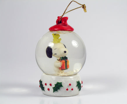 Miniature Snowfall Snow Globe Christmas Ornament - snoopn4pnuts.com
