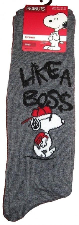 Men's Snoopy Joe Cool Boss Socks - snoopn4pnuts.com