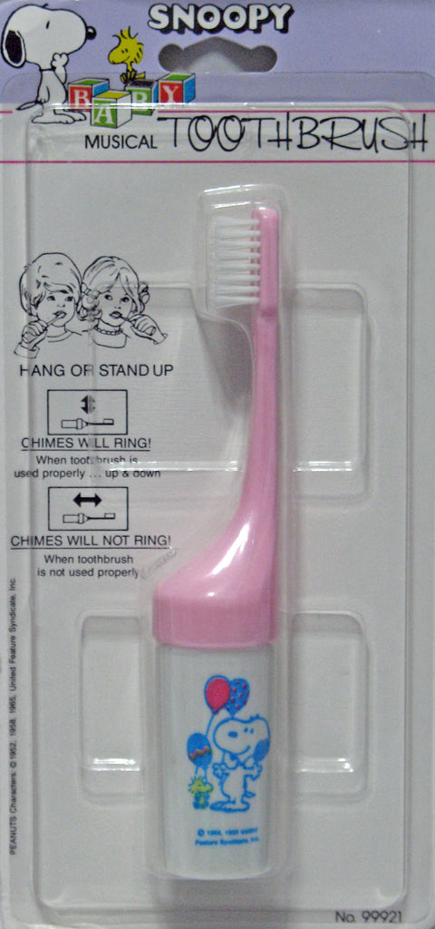 Snoopy Musical Toothbrush For Children - Pink