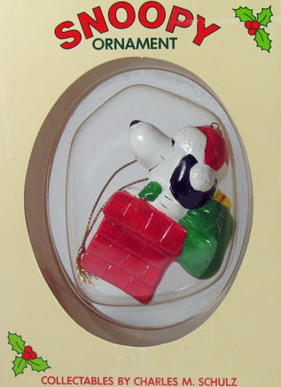 Snoopy Santa Christmas Ornament - snoopn4pnuts.com