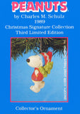1989 Snoopy's Christmas Tree Christmas Ornament