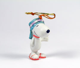 Snoopy Porcelain Nativity Christmas Ornament - Shepherd (Missing Staff) - snoopn4pnuts.com