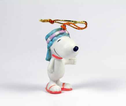 Snoopy Porcelain Nativity Christmas Ornament - Shepherd (Missing Staff) - snoopn4pnuts.com