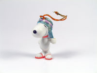 Snoopy Porcelain Nativity Christmas Ornament - Shepherd (Missing Staff) - snoopn4pnuts.com