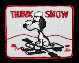 "THINK SNOW" SNOOPY PATCH - snoopn4pnuts.com