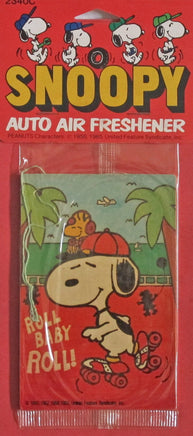 Snoopy Rollerskater Auto Air Freshener - snoopn4pnuts.com