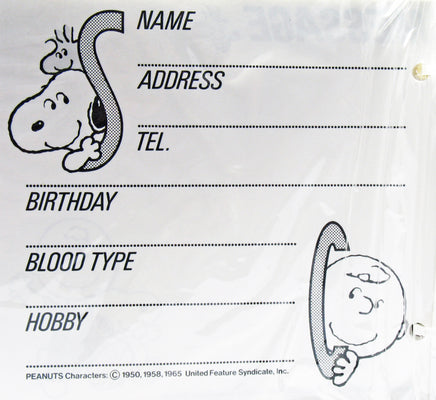 Snoopy and Friends Hardback Address Book - World Famous Beagle - snoopn4pnuts.com